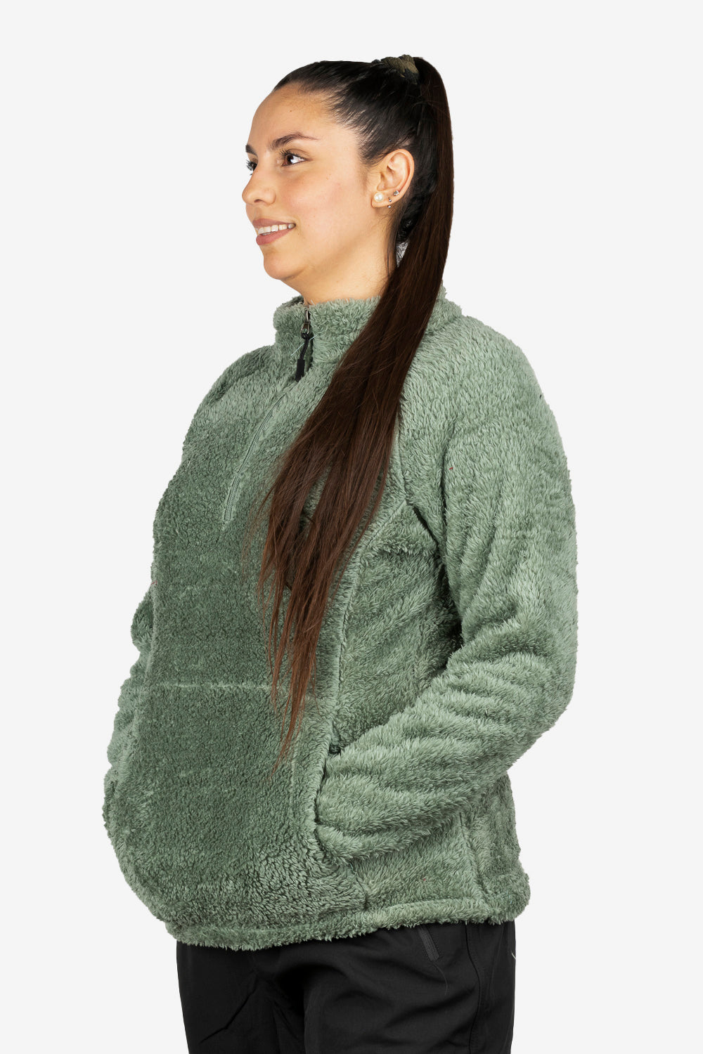 Polar Chiporro Outdoor Cervino Mujer Verde Blue Mountain Blue Mountain